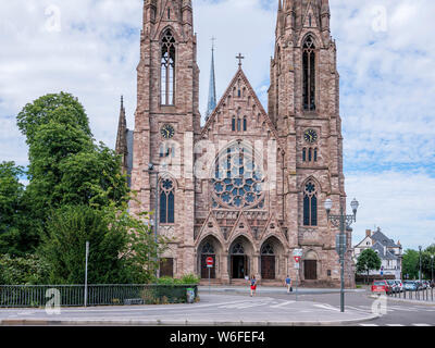 St Paul temple, église protestante luthérienne, 19e siècle, quartier Neustadt, Strasbourg, Alsace, France, Europe, Banque D'Images