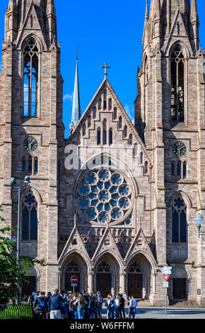 St Paul, temple, église protestante luthérienne, 19e siècle, quartier Neustadt, Strasbourg, Alsace, France, Europe, Banque D'Images