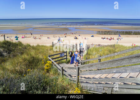 La France, Pas de Calais, Oye Oye plage plage, réserve naturelle, 2 ...