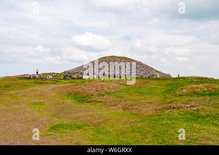 Loughcrew Cairns site préhistorique, comté de Meath, Irlande Banque D'Images