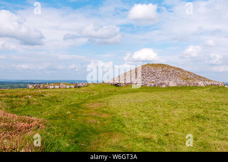 Loughcrew Cairns site préhistorique, comté de Meath, Irlande Banque D'Images