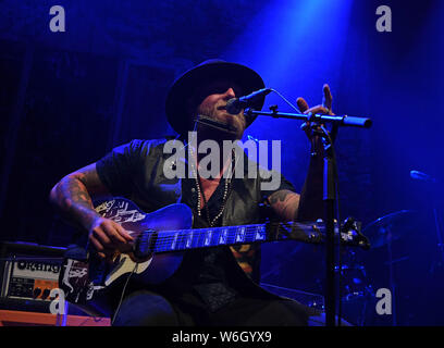30 juillet 2019, à Norfolk, Virginie, USA : GABRIEL KELLEY apporte son âme au rock sudiste Norva à Norfolk, Virginie 30 juillet 2019. ..Photo Â© Jeff Moore 2019 (Crédit Image : © Jeff Moore/Zuma sur le fil) Banque D'Images