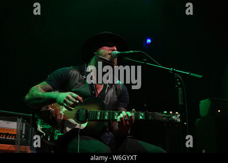 30 juillet 2019, à Norfolk, Virginie, USA : GABRIEL KELLEY apporte son âme au rock sudiste Norva à Norfolk, Virginie 30 juillet 2019. ..Photo Â© Jeff Moore 2019 (Crédit Image : © Jeff Moore/Zuma sur le fil) Banque D'Images
