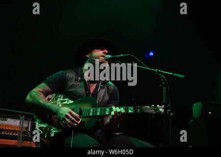 30 juillet 2019, à Norfolk, Virginie, USA : GABRIEL KELLEY apporte son âme au rock sudiste Norva à Norfolk, Virginie 30 juillet 2019. ..Photo Â© Jeff Moore 2019 (Crédit Image : © Jeff Moore/Zuma sur le fil) Banque D'Images