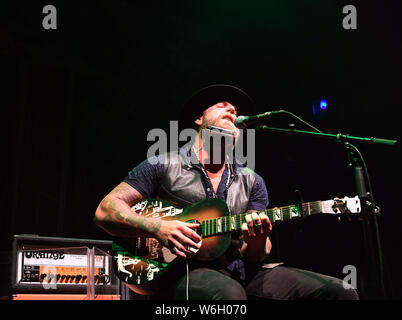 30 juillet 2019, à Norfolk, Virginie, USA : GABRIEL KELLEY apporte son âme au rock sudiste Norva à Norfolk, Virginie 30 juillet 2019. ..Photo Â© Jeff Moore 2019 (Crédit Image : © Jeff Moore/Zuma sur le fil) Banque D'Images