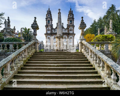 Sanctuaire de Notre Dame des Remèdes ; municipalité de Lamego, Viseu, Portugal District Banque D'Images