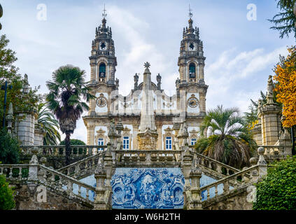 Sanctuaire de Notre Dame des Remèdes ; municipalité de Lamego, Viseu, Portugal District Banque D'Images