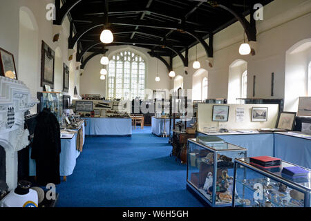 Vue de l'intérieur du Musée du Magdalen College à Wainfleet, Lincolnshire, Royaume-Uni Banque D'Images