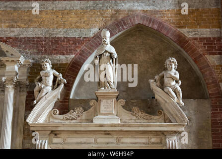 L'église de l'église des Eremitani est augustinien du 13e siècle. Padoue, Italie Banque D'Images