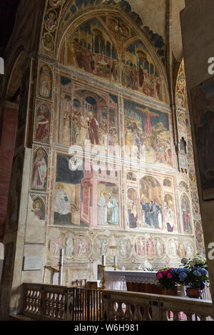 L'église de l'église des Eremitani est augustinien du 13e siècle. Padoue, Italie Banque D'Images