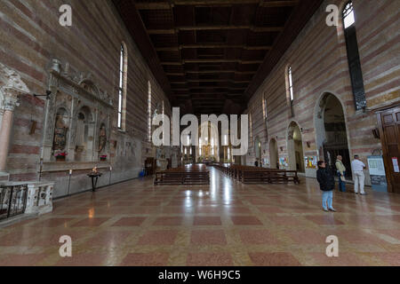 Padoue, Italie - 3 mai 2016 : l'église des Eremitani de l'église des Augustins est un du 13e siècle. Padoue, Italie Banque D'Images