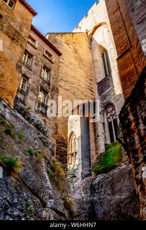 Palais des Papes, Avignon, Provence Alpes Cote d'Azur, France Banque D'Images