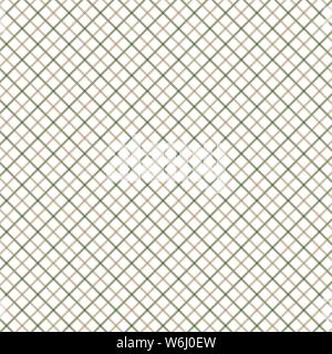 Le vert et le Brun Motif Tattersall Check. Men's Shirt Mode Textile tissu. Motif à carreaux carreaux répétés. Illustration de Vecteur