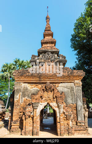 Ruines de l'ancien royaume d'Ava, Amarapura état Mandalay Myanmar (Birmanie) Banque D'Images