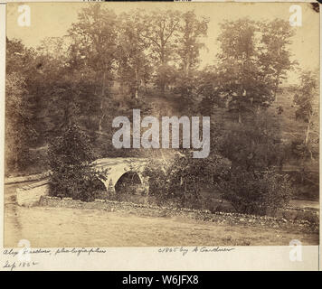 Antietam Creek, Maryland, Burnside Bridge across Banque D'Images