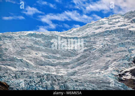 Le glacier briksdal dans l'Europe du nord Fjord de Norvège Banque D'Images