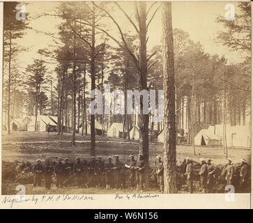 Virginie, Brandy Station, siège de l'armée du Potomac. Banque D'Images