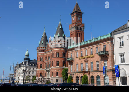 Helsingborg, Suède - 29 juin 2019 : l'hôtel de ville d'Helsingborg, Suède Banque D'Images