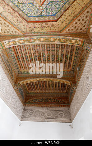 Marrakech, Maroc : 08 mars 2019 : intérieur du palais de Bahia, Marrakech, maroc, Afrique, Banque D'Images