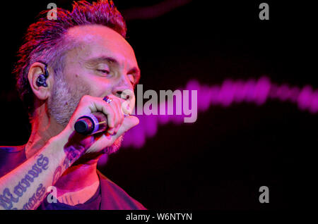 Modène, Italie. 29 juillet, 2019. Filippo Neviani Nek au Radio Bruno Estate événement musical les photos sont de l'étape de Modène. Credit : Enrico Ballestrazzi/Pacific Press/Alamy Live News Banque D'Images