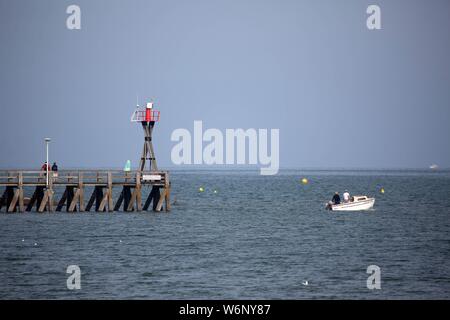 Calvados, Côte de Nacre, Courseulles sur Mer Banque D'Images