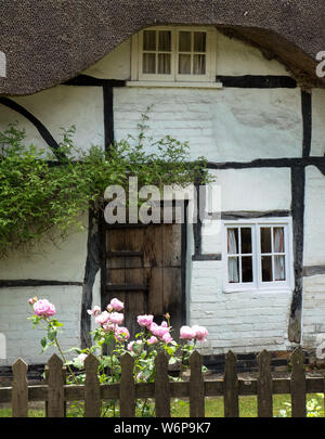 Chaumière, idylle rurale, collines de Chiltern, Aldworth, Berkshire, Angleterre, RU, FR. Banque D'Images