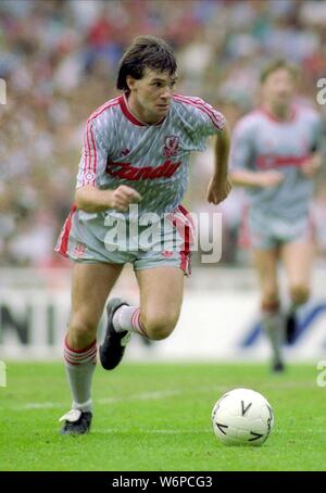 RAY HOUGHTON, LIVERPOOL FC, 1990 Banque D'Images