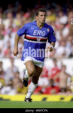 GIANLUCA VIALLI, Sampdoria, FC 1991 Banque D'Images