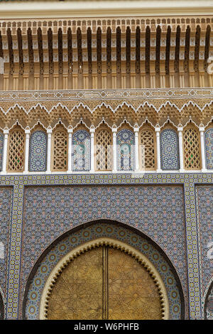 Fes, Maroc : 04 mars 2019:Palais Royal Fes Palais Royale est un exemple étonnant de restauration moderne. Banque D'Images