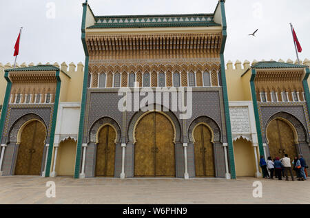 Fes, Maroc : 04 mars 2019:Palais Royal Fes Palais Royale est un exemple étonnant de restauration moderne. Banque D'Images