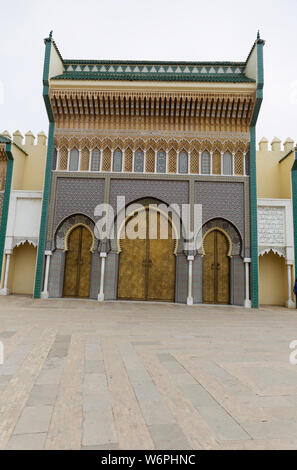 Fes, Maroc : 04 mars 2019:Palais Royal Fes Palais Royale est un exemple étonnant de restauration moderne. Banque D'Images