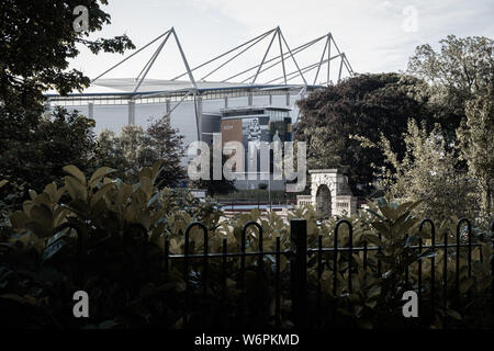 KCOM Stadium, Hull, Royaume-Uni. Accueil du club de football anglais de la ville de Hull et Hull FC Super League rugby league club. Banque D'Images