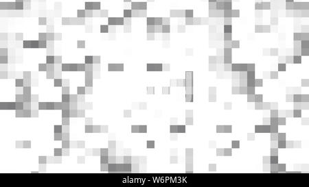 Arrière-plan abstrait noir blanc de Glitch Banque D'Images