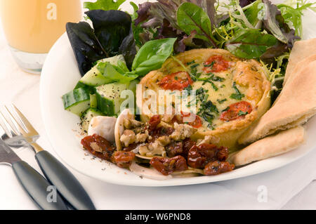 Plat végétarien pour une vie saine. Banque D'Images