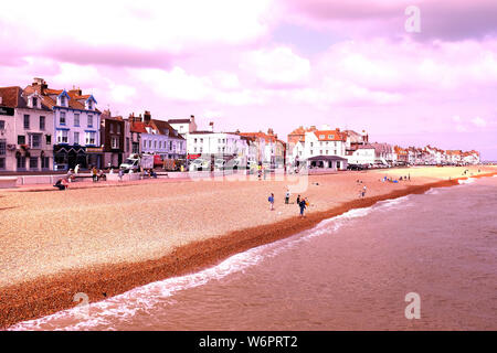 Station ville côtière de faire face à l'east kent uk Août 2019 Banque D'Images