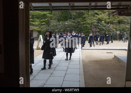 Chef Kongobuji Temple, Koyasan, Japon Banque D'Images