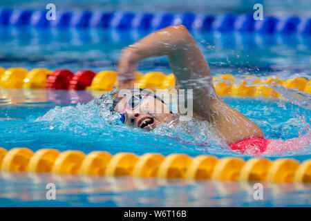 Berlin, Deutschland. 09Th Aug 2019. Sarah KOEHLER (Köhler) (SG) de Francfort. Vorlauf 400m femmes sur 02.08.2019 championnats de natation 2019 allemand, à partir de la 01.08. - 04.08.2019 à Berlin/Allemagne. Utilisation dans le monde entier | Credit : dpa/Alamy Live News Banque D'Images