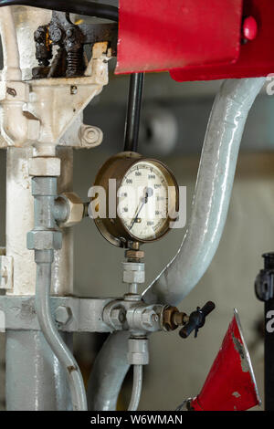 Navire de guerre à l'intérieur Banque D'Images