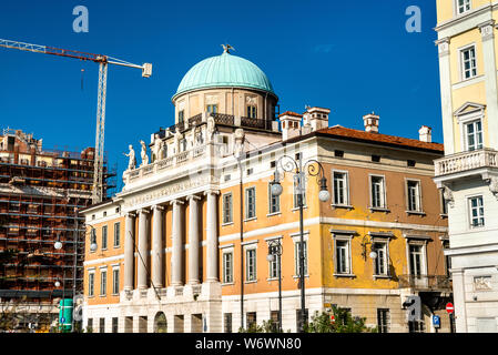 Palazzo Carciotti dans le centre de Trieste - Friuli Venezia Giulia, Italie Banque D'Images