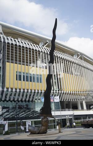 Keris sculpture au Stade national Bukit Jalil en Malaisie Banque D'Images