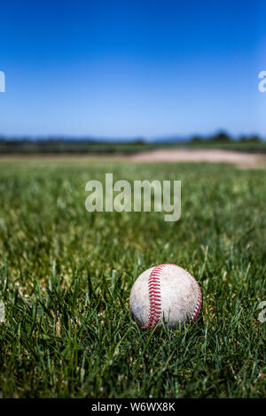 Le "Champ de rêves'. Un terrain de baseball construit dans le vignoble de Balletto Winery, dans le Comté de Sonoma, en Californie. Banque D'Images