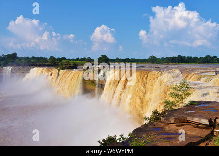 Chutes de Chitrakote, Jagdalpur, Chattishgarh, Inde Banque D'Images