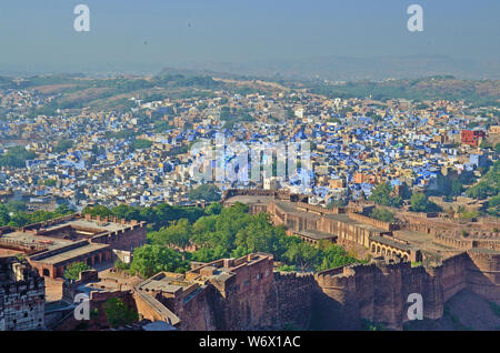 Fort Mehrangarh, Jodhpur, Rajasthan, India Banque D'Images