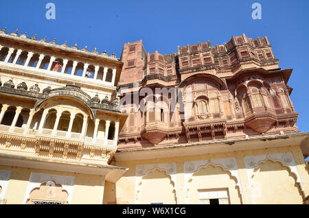 Fort Mehrangarh, Jodhpur, Rajasthan, India Banque D'Images