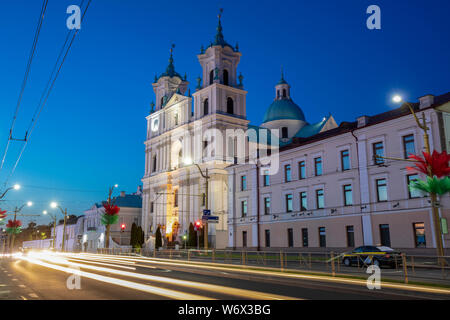 La Cathédrale de Saint François-Xavier à Grodno. Grodno, région de Grodno, Bélarus. Banque D'Images