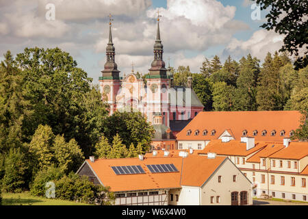 Sanctuaire de Sainte Marie de Swieta Lipka. Swieta Lipka, Warmian-Masurian, Pologne. Banque D'Images