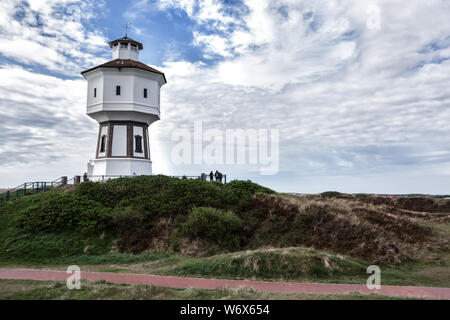 Un phare à Langeoog, Europe, Allemagne, Banque D'Images
