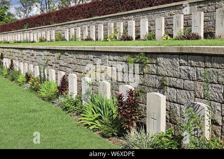 Le cimetière de guerre de Stanley, Stanley, Hong Kong Banque D'Images