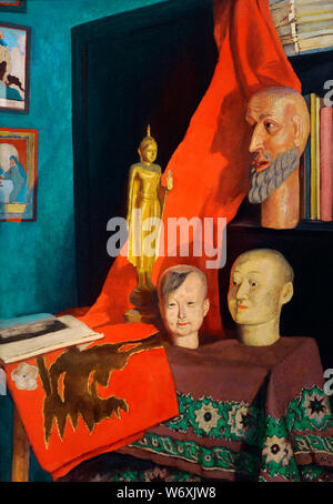 Emil Orlik (1870-1932). Peintre tchèque. Dans mon coin atelier, ca.1912. Galerie nationale. Prague. République tchèque. Banque D'Images