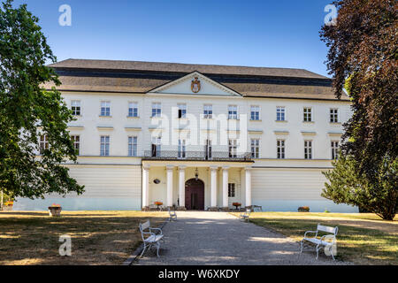 Zámek Hradec NAD Moravicí, Moravskoslezský kraj, Slezsko, Ceska Republika / Hradec NAD Moravici Château, Moravie, Silésie, région d'Opava, République Tchèque Banque D'Images